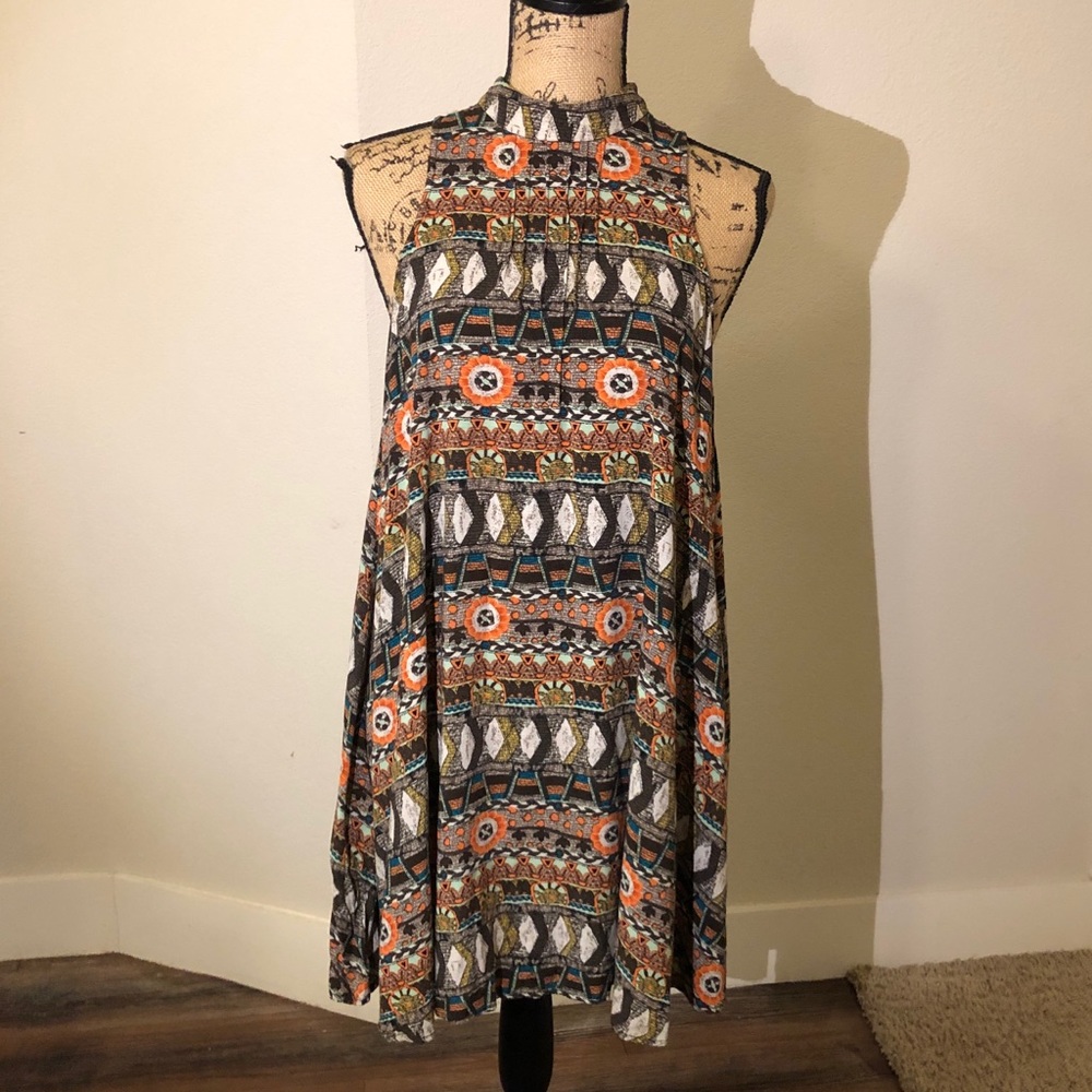 Tribal re:named strapless mini babydoll dress